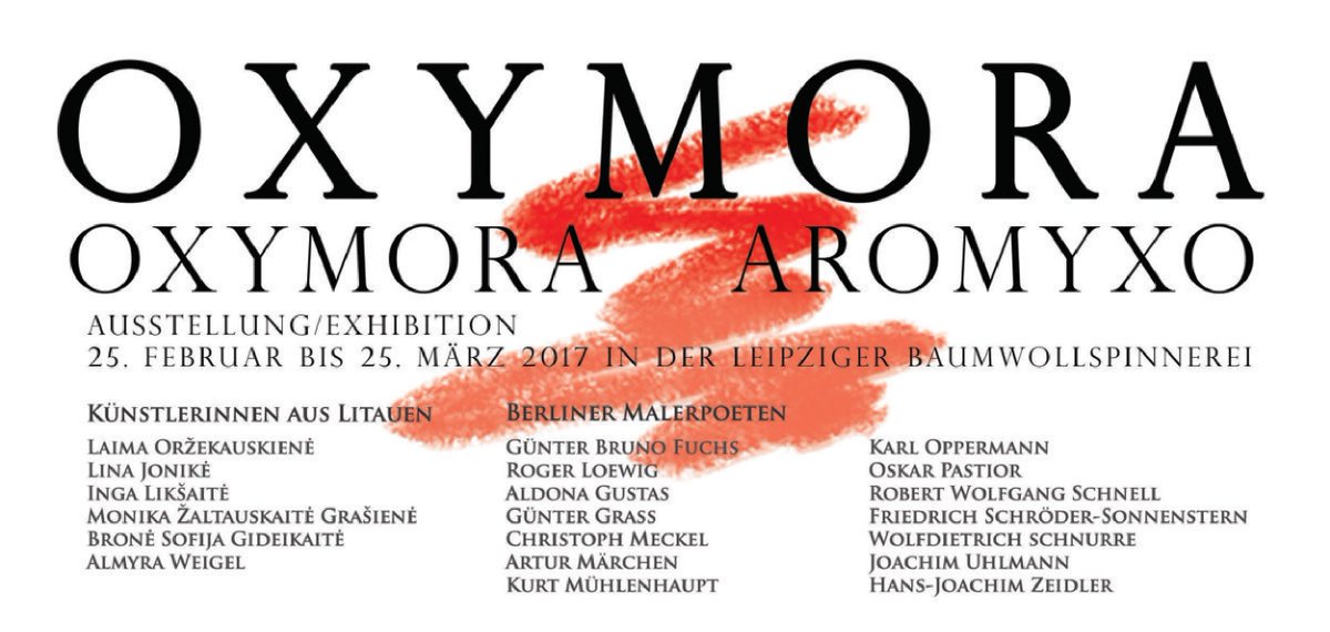 LTinLeipzig's tweet photo. Die Vernissage von #OXYMORA findet schon am 25. Februar in der @halle14 statt - wir freuen uns sehr! https://t.co/CvkOFXXvs7 https://t.co/LzBpUtmE3a