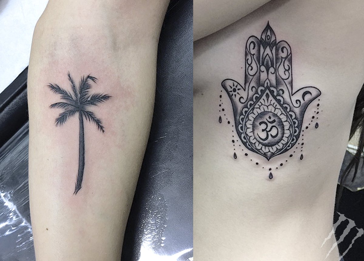 PuraVidatatuaje's tweet photo. Tattoo by @cesarwatchink #palmera #manofatima #mandala #monster #tattoo #tatuaje_madrid #estudio_tatuajes_madrid #pura_vida_tatuajes https://t.co/ave44164aV