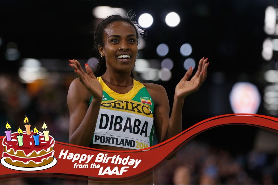 Happy birthday Genzebe Dibaba! ICYMI: The Ethiopian set another world record last night  