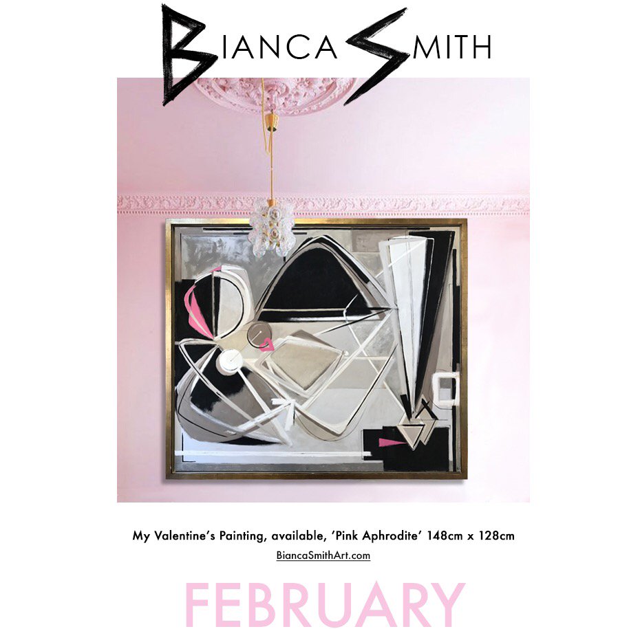 biancasmithart's tweet photo. My February newsletter #painting #pinkinterior #pinkhair #aphrodite #art #love @biancasmithart https://t.co/rAqhxVJXxY
