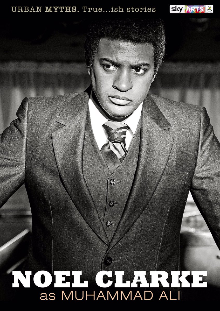 NoelClarke's tweet image. #TheGreatestofAllTime Thursday 16th of Feb on @SkyArts at 10pm I'm playing Muhammad Ali Check it out.