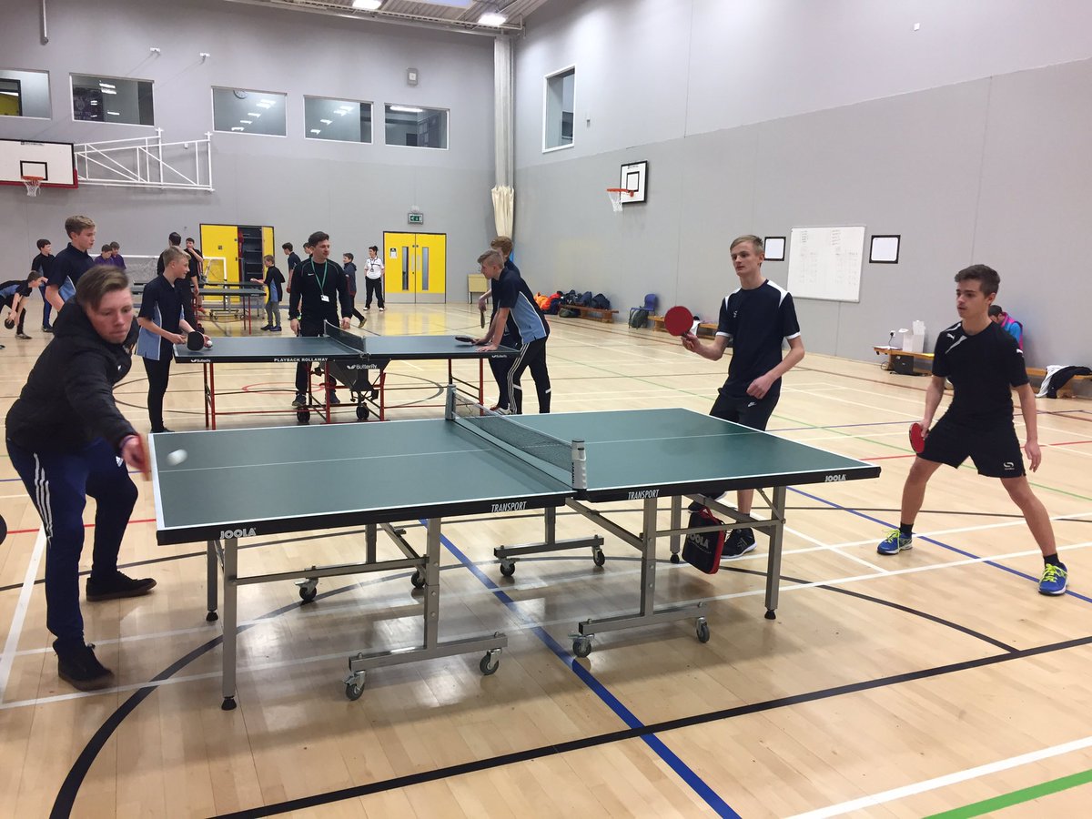 U16 Table Tennis - underway! Darton v Darton to start! @Darton_College