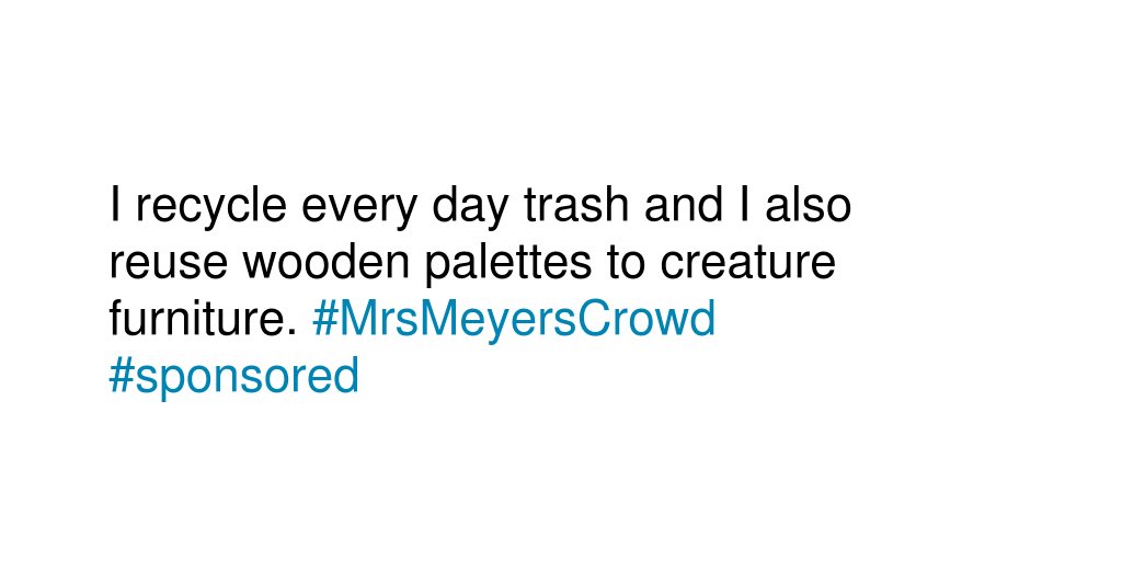 Priceless034's tweet photo. In what ways do you recycle, upcycle, or reuse? #MrsMeyersCrowd #sponsored https://t.co/ZaJx6GGzr0