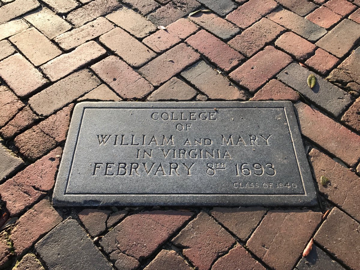 williamandmary's tweet photo. Today is our "official" birthday! Wish W&amp;M a happy 324th by posting a photo with your message &amp; tag it #wmCharterDay! https://t.co/EYSkuXL7KL