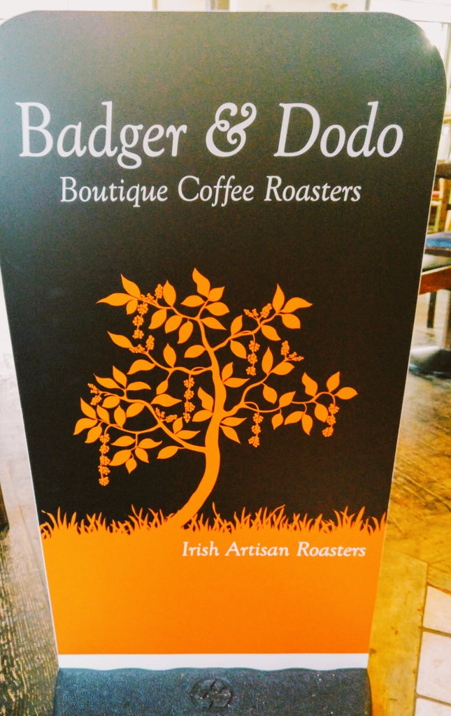 Our beautiful new @BadgerAndDodo #Coffee is now pouring! The craft keeps getting craftier! Try it! Delicious!! #dublinone #caffeine