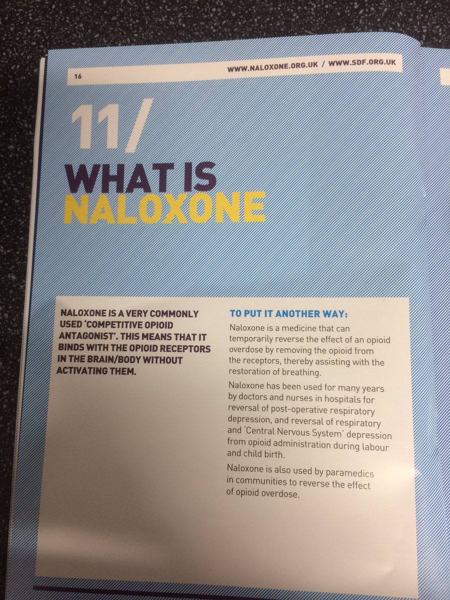 RecoveryDundee's tweet photo. What is #Naloxone ? #facts #whentouse #onedeathistoomany #ODaware2017 https://t.co/zHCZFlQAPg