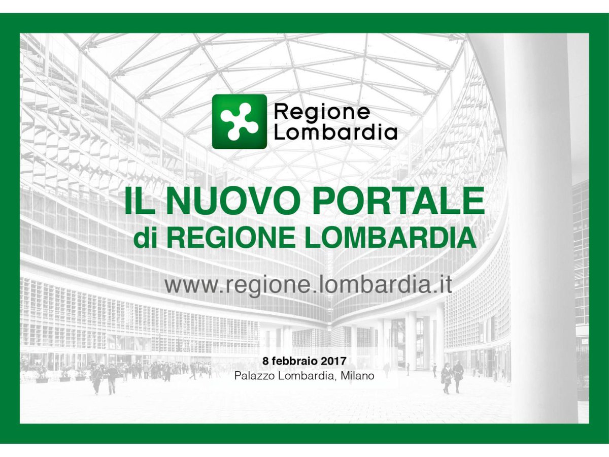 RegLombardia's tweet photo. Presentato oggi in conferenza stampa il Nuovo Portale Web di Regione Lombardia che sarà online a partire da domani. https://t.co/ZhGHqc8PPQ
