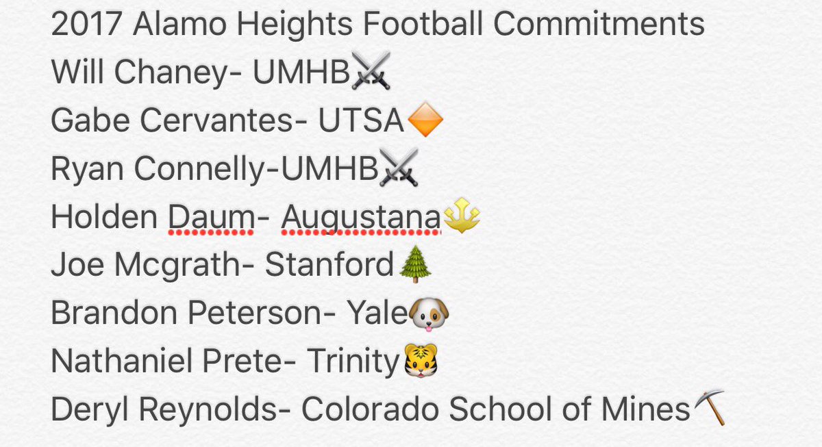 willcathlete's tweet photo. This is what Alamo Heights Football should be every year! #continueexcellence #nextmanup https://t.co/7XDiTeRWT3