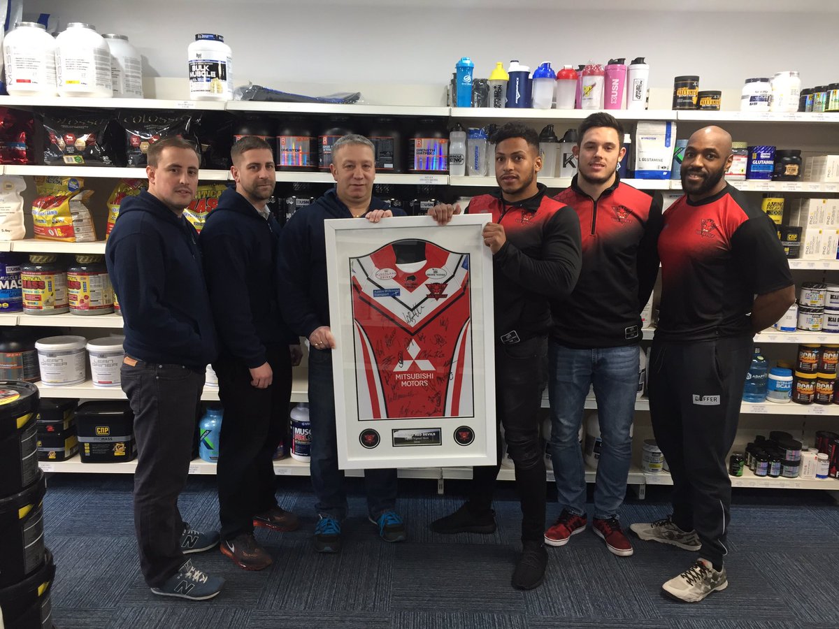 SalfordDevils's tweet photo. It's great to have @activesportsnut on board for another season, providing the boys with nutrition and supplements! https://t.co/k9lvfUwsmw