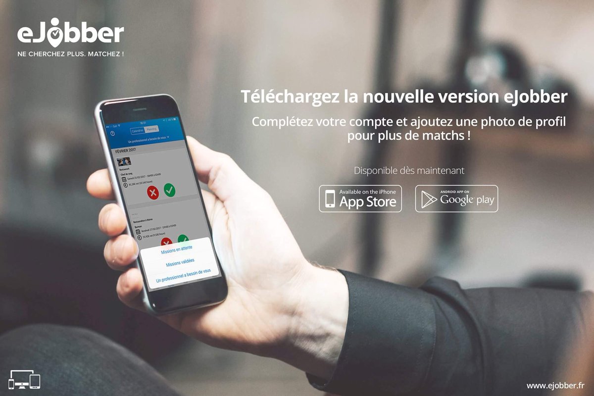 EJobberActu's tweet photo. [BREAKNEWS] Téléchargez la nouvelle mise à jour @EJobberActu sur iOS (https://t.co/cIQHziSX6T) ou Android (https://t.co/vkBXmbIS2v) https://t.co/hCotx9MG3e