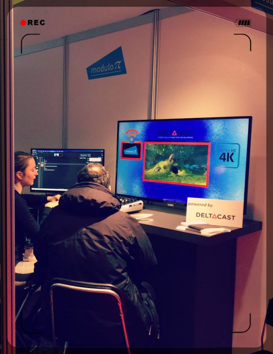 Deltacasttv's tweet photo. @Deltacasttv DEMO @ISE_Show with #moduloPi @MODULO_PI - #HDMI 2.0 https://t.co/dwarpmHg27