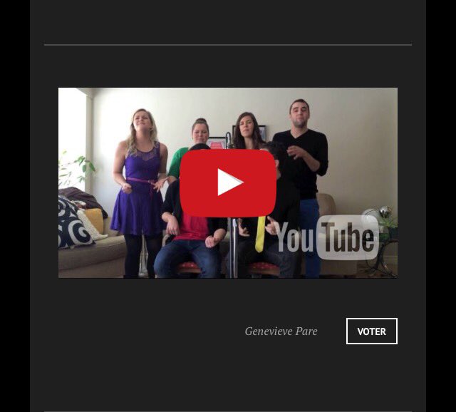 On veut aller chanter à <a href="/Belleetbumtq/">BELLE&BUM</a> ! Aidez-nous avec un petit vote belleetbum.telequebec.tv/concours/ 🌈