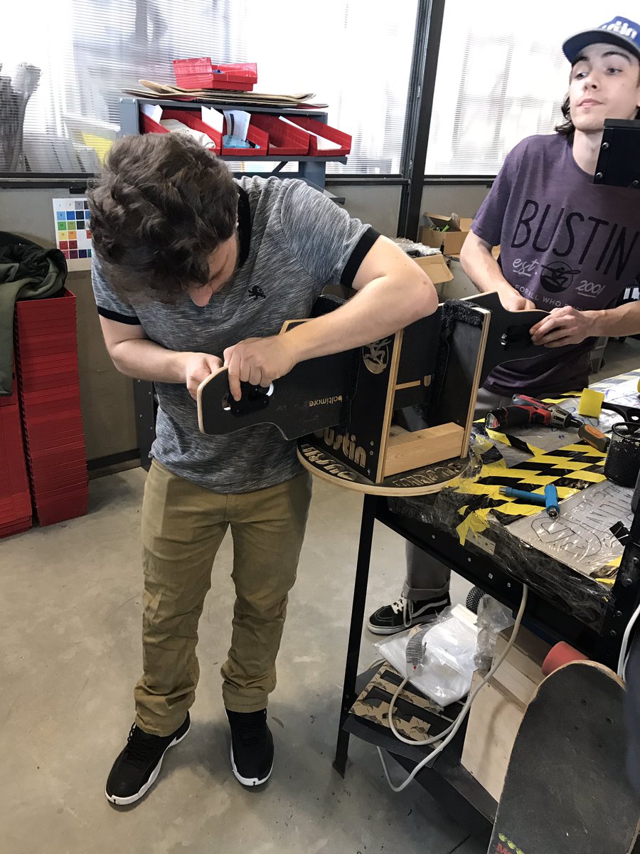 RalphCOlson's tweet photo. Sometimes custom assembly is one at a time!#bcpsnextgenm https://t.co/9aEGyC2RAl