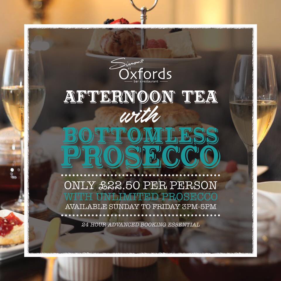 simonsatoxfords's tweet photo. Launching in March 2017! #Bottomless #Prosecco #AfternoonTea #Southampton @OxfordStreetSO https://t.co/KQZAg7x0Qq