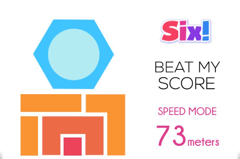SE_MI_1's tweet photo. Beat my score! #sixgame https://t.co/Y4chuwxo5H https://t.co/mIjYY8Nl7K