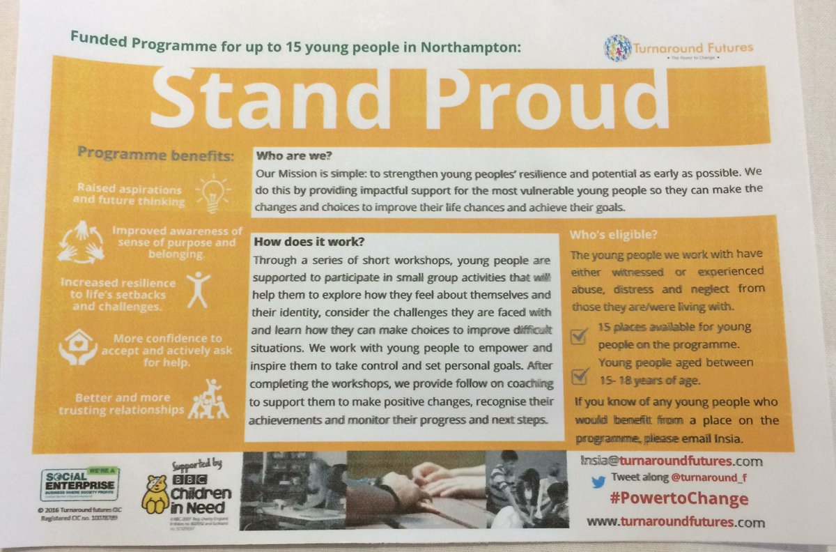 erclaydon's tweet photo. How amazing is this programme?! Fully funded for yp aged 13-18 and there are places for next week. Let's get them full. @Turnaround_F https://t.co/hO4xzn5wzQ