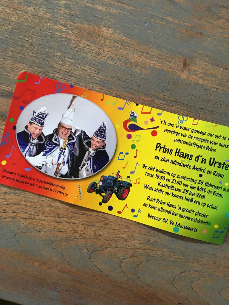 <a href="/cvdemaasjoerts/">CV De Maasjoerts</a> wij zijn van de partij! 🤡#carnaval #well #limburg