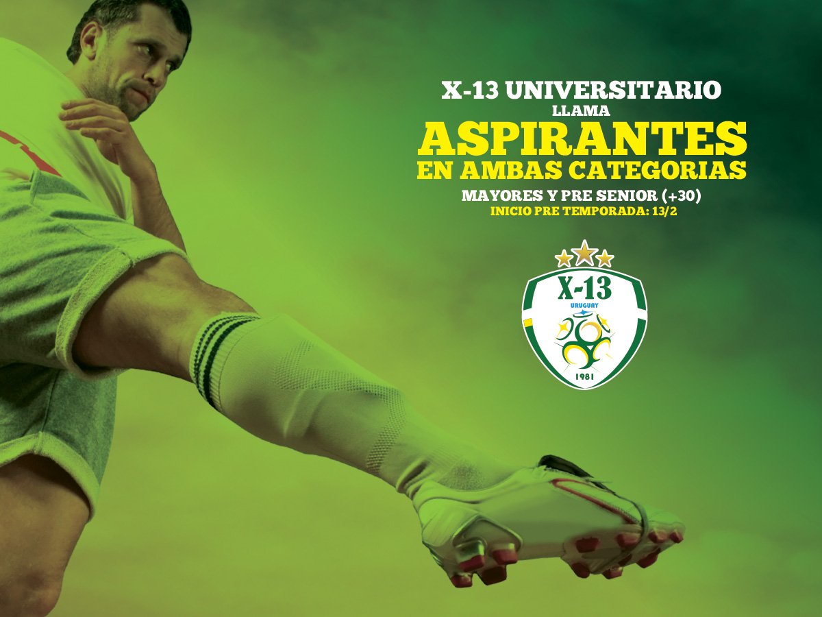 X-13 Universitario tweet media