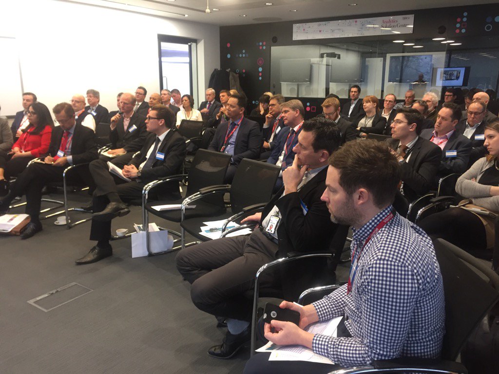 Full house @IBM_UK_Health #healthcare #ecosystem event today. Thanks to our speakers! #transformingHealthcareTogether