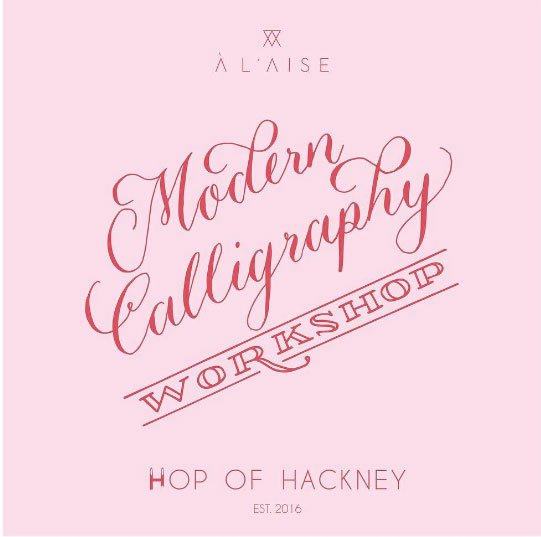 _designjunction's tweet photo. #djKX exhibitor @A_Laise_Goods are hosting a valentines calligraphy workshop at @hopofhackney this Sunday: https://t.co/HTeopiKNK7 https://t.co/vThsIrbBtx
