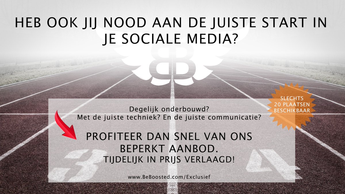 BeBoosted's tweet photo. Ben jij bij de gelukkige? https://t.co/Wi3D61f9Tb #socialmedia #Startup #Marketing #socialmediamarketing #SocialMediaStrategy #Entrepreneur https://t.co/qprr7oa7mP
