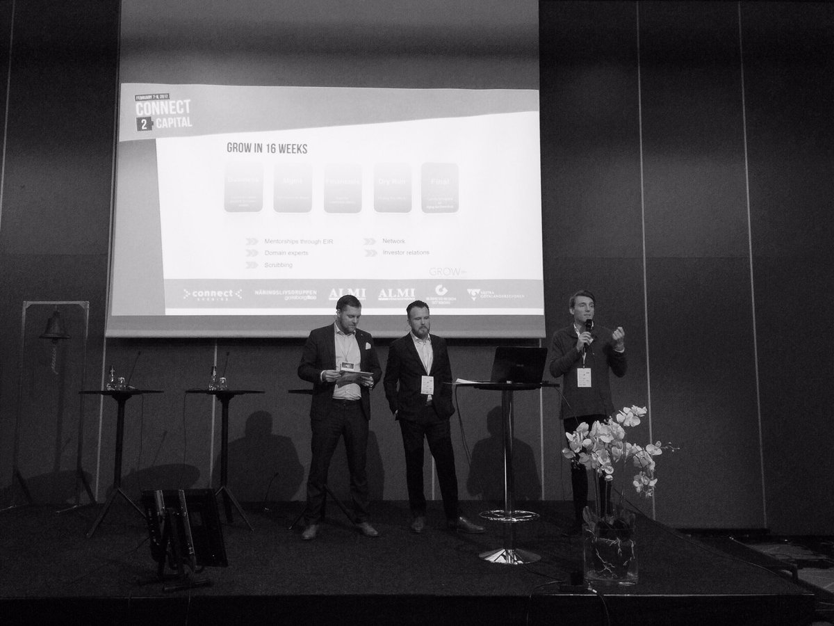 Karl <a href="/malmsteele/">mallory steele</a> and <a href="/peterkurzwelly/">Peter💡</a> presenting GROW @ #connect2capital. Next big thing! Keep an eye out. Soon exmpl. of alpha companies.