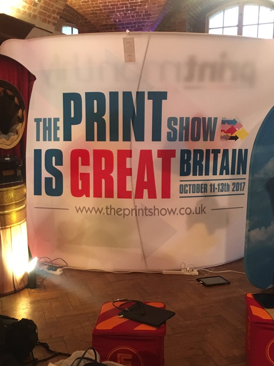 PMRobFletcher's tweet photo. Aaaand on the back... @theprintshow #Expoganza https://t.co/FhF7TV0iKW