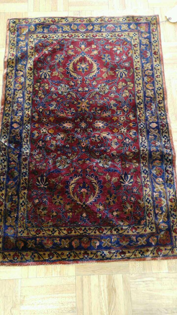 Vartersrugs's tweet photo. #Persian #silk  #orientalrug that’s approximately 90 years old. Call us for pricing  #homedecor #houzz #antiquerugs #vintage #antique https://t.co/Ifdf9iHa3R