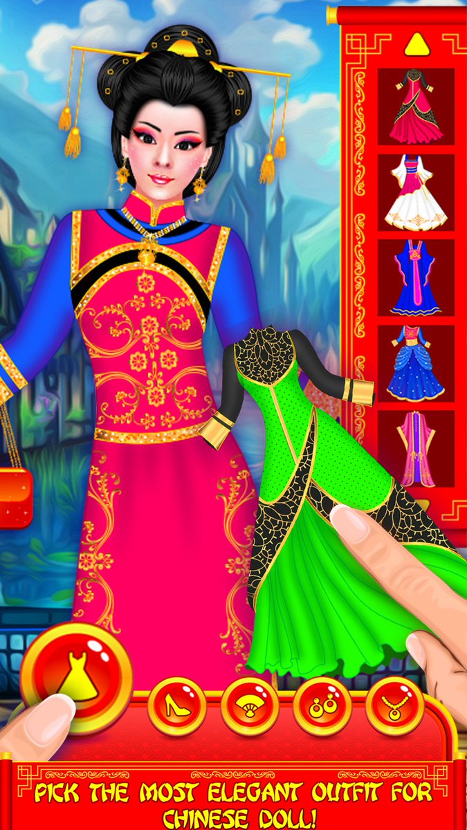 Snkitsolutions's tweet photo. Chinese Doll Fashion Salon - Free Game
iOS Link : https://t.co/jhGkmreBUB https://t.co/Jaiw7qSRSA