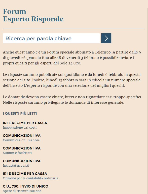 sole24ore's tweet photo. Chiarimenti fiscali, un'altra tranche di risposte ai #quesiti di #Telefisco2017 pubblicata online su https://t.co/A6ay8cK5vS https://t.co/TKHFDjnYr8