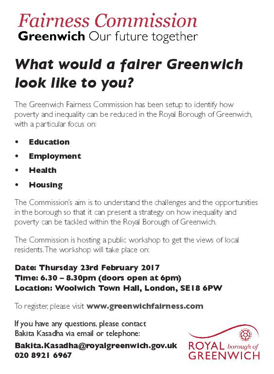 FairGreenwich's tweet image. Greenwich residents, sign up to our workshop here -&amp;gt; tinyurl.com/h4965jb. Spaces limited! @GrIPInclusion @HERCentre @GBcreditunion