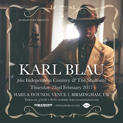 In just over two weeks GM Recs stalwarts The Shalfonts will be opening up this show for the fantastic <a href="/KarlBlau/">Karl Blau</a>!! Come down if you can x