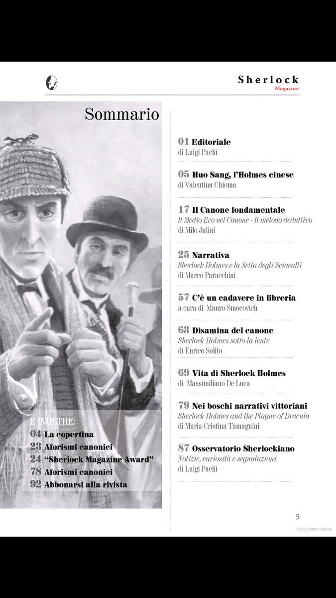 mariavscristina's tweet photo. Su #SherlockMagazine n. 39 📖
@DelosBooks @sherlockmag https://t.co/WtgoTiw5SW