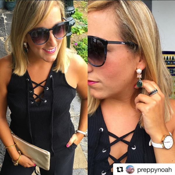 fadvondaiz's tweet photo. Lo guapísima que está @Preppynoah con los pendientes Eclair-perla 😍👉 https://t.co/lVkxc6ra1z #pendientesjoya #estilo #mujeresfvd https://t.co/20ivCZIwUR