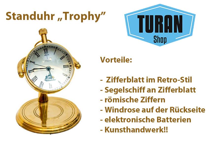 Wir bieten Ihnen die #Messingstanduhr im #RetroStil, mit konvexer Glaslinse Höhe: 11,5 cm Breite: 7,0 cm. #Kunstwerk bit.ly/standuhrsegel