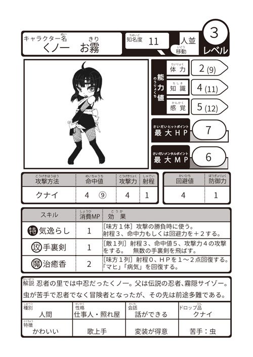 保田琳 無料trpg いただきダンジョンｒｐｇ 追加ルールブックzipangu用のnpcカード モンスターカードを公開しました このカード１枚だけで戦闘中のデータはすべてわかるため スキルを調べたりとかメモする必要がないよ Trpg T Co