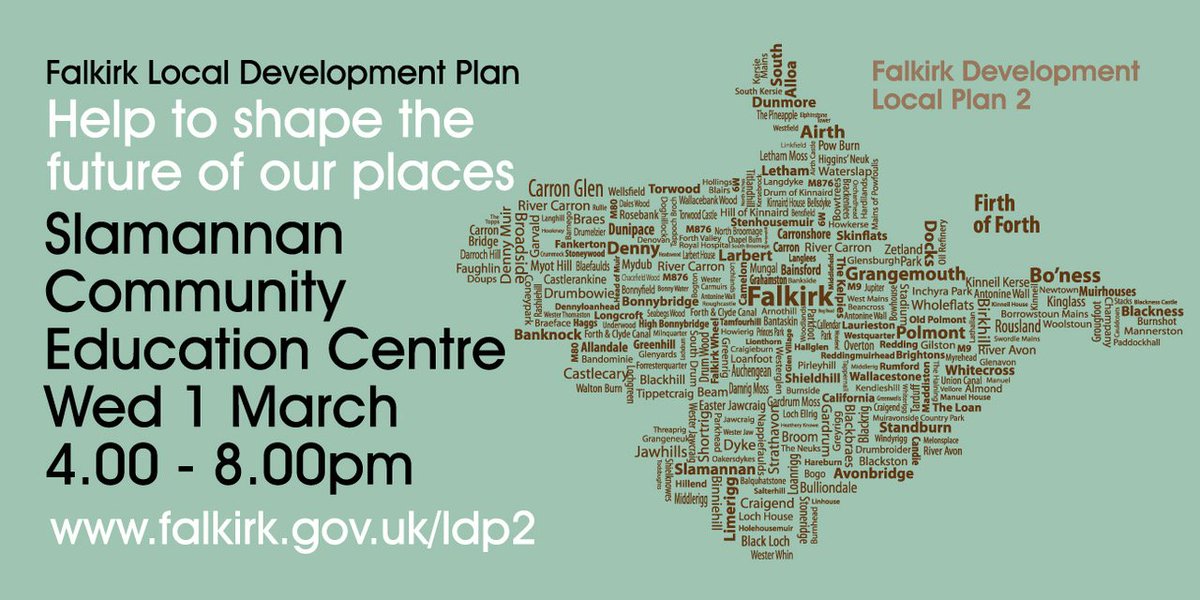 falkirkcouncil's tweet image. #Slamannan is hosting our #ldp2 event soon – drop by and find out more about local development plans falkirk.gov.uk/events/event.a… #ldp2