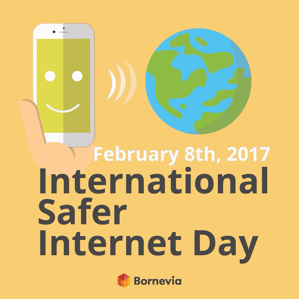 Happy International Safer Internet Day 2017! Be the change: unite for a better internet. #Bornevia