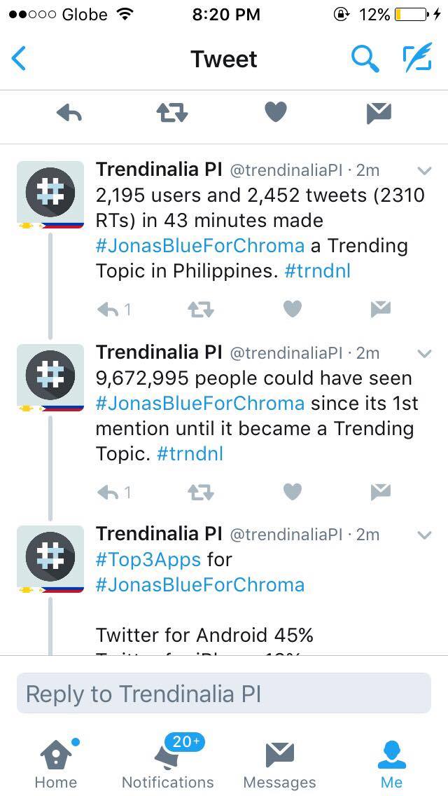 chromamusicfest's tweet photo. Thank you for making us trending! Let's keep the hype Chroma Nation! #JonasBlueForChroma 😍😍😍 https://t.co/LU2frFI7MK