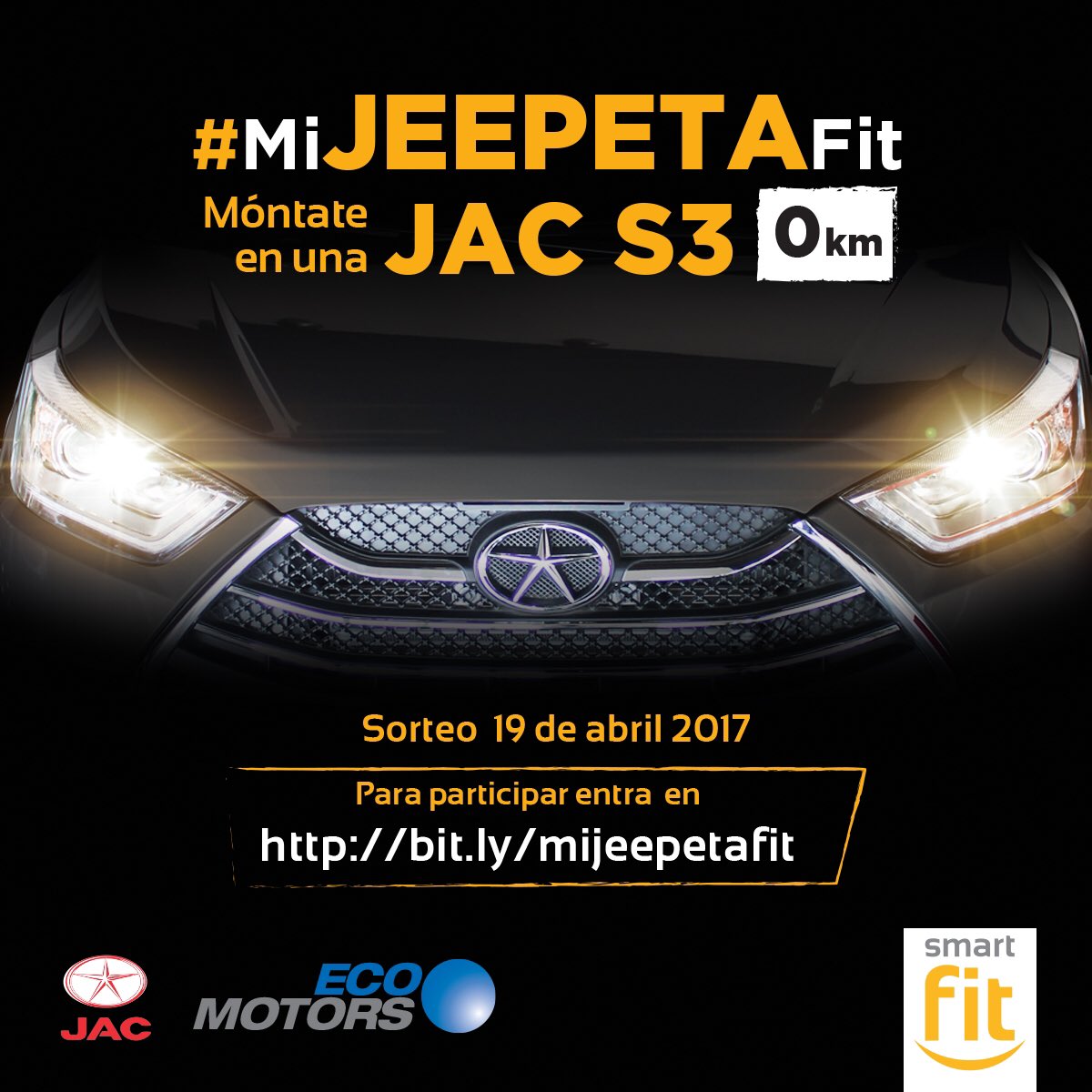 SmartFitRD's tweet image. ¡No sé tú, pero yo quiero andar montad@ en MiJeepetaFit! Para participar y más información puedes ir a bit.ly/mijeepetafit @Grupoviamar