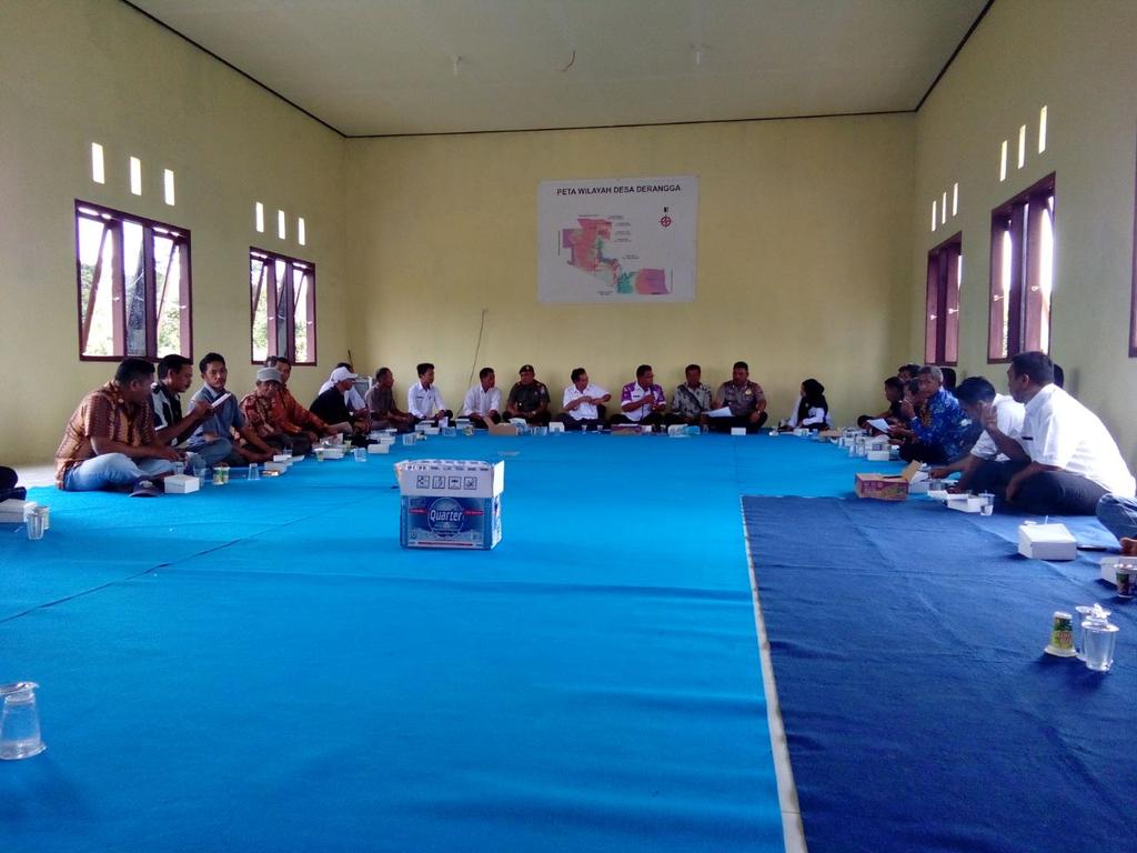 Musrenbang desa derangga kecamatan hanau kab. seruyan