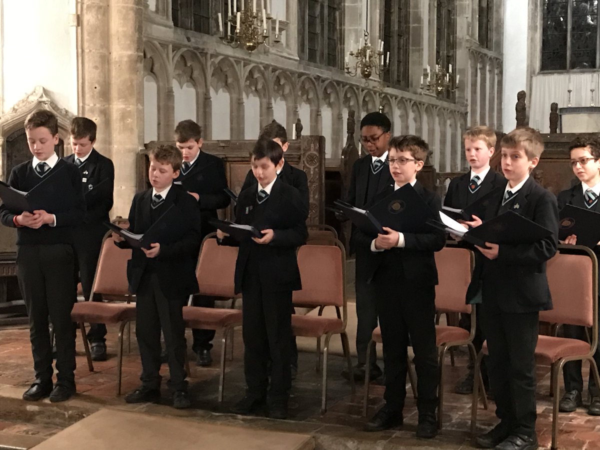 It was a rather bumpy journey to Walpole St Peter in #Norfolk but our <a href="/Ely_Cathedral/">Ely Cathedral</a> boy choristers enjoyed singing at the village church!
