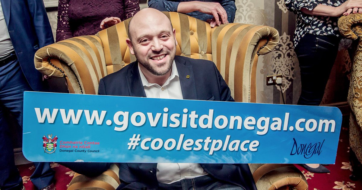 govisitdonegal's tweet photo. @govisitdonegal  &amp; the board of Donegal Tourism were delighted to welcome @MatthewJackson4 MD of @NatGeoTravel to Donegal 
#coolestplace17 https://t.co/3HE6Ec8ejV