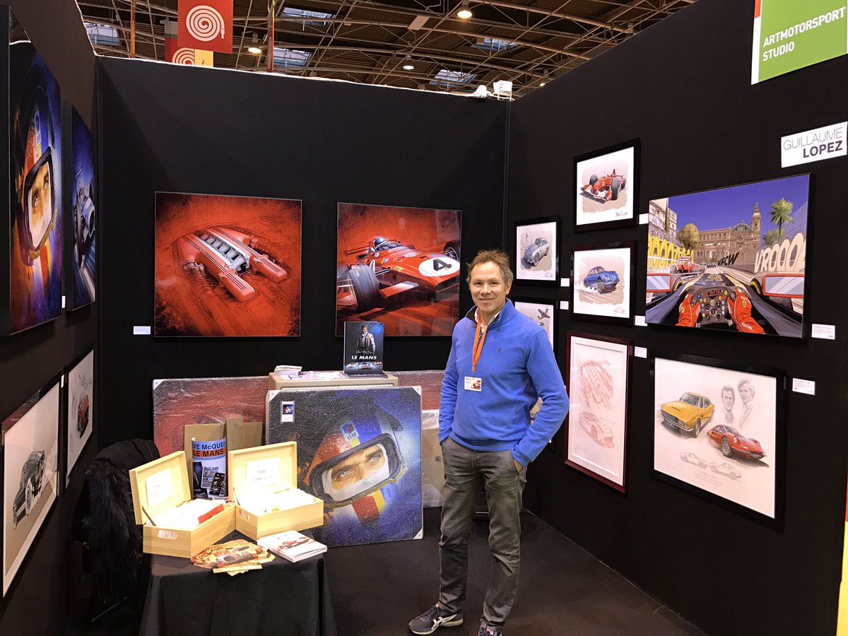 AMS_fr's tweet photo. En direct de @RetromobileFR où vous pourrez retrouver Guillaume Lopez sur le stand 1T083 du Pavillon 1 #Retromobile2017 #Retromobile https://t.co/7eVkOeytNw