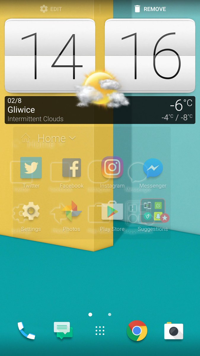 zolty26's tweet photo. A miejsca na to jest #SenseHome #Nougat #HTC10 https://t.co/XdrlNeIkyE