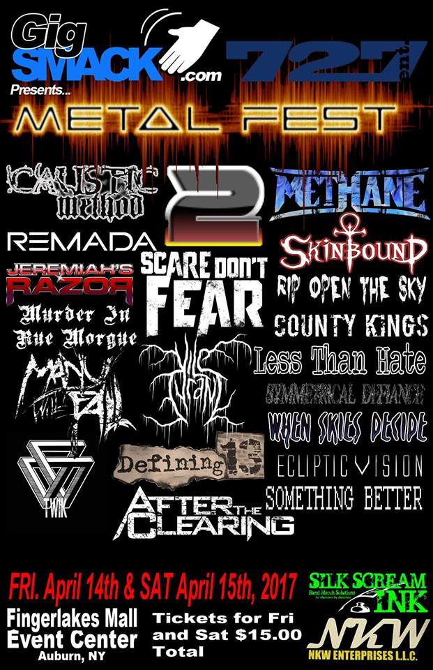 GigSMACK1's tweet photo. @VoodooQueenMag @VQmanagement @Donna2016Hawkin @Skinbound @lessthanhate  @MethaneMetal Metal Fest 2
Coming This April https://t.co/LtjHyK5w77