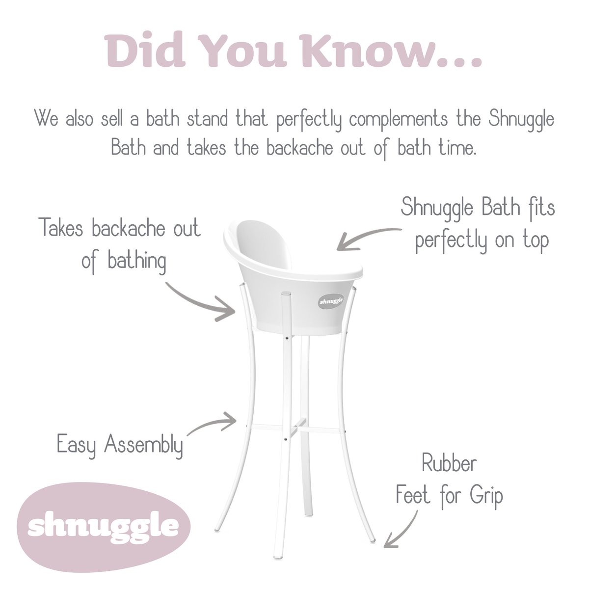 shnuggle bath stand ebay