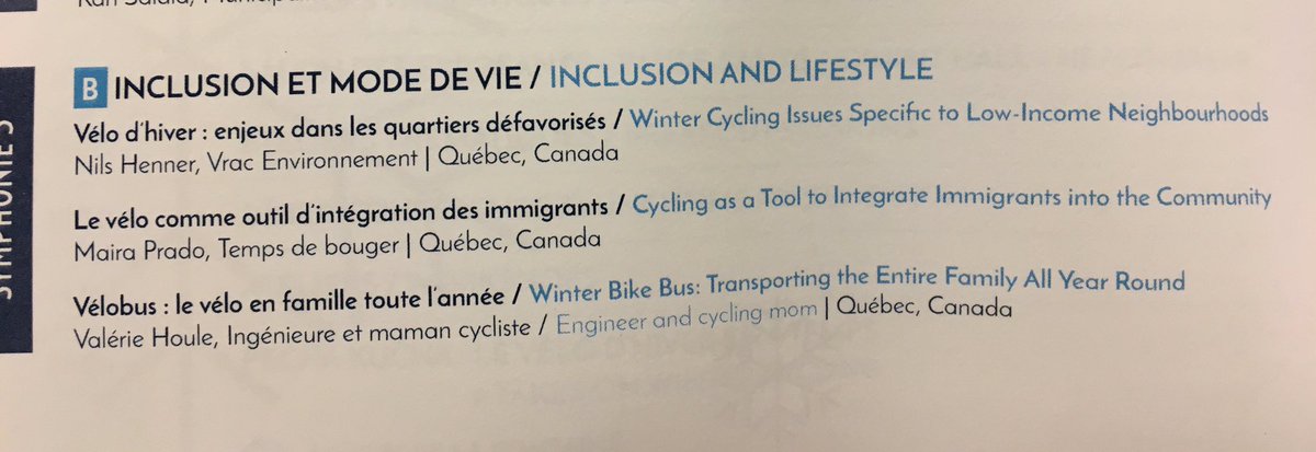 montrealactive's tweet photo. Bon début de colloque. Atelier Immigration et vélo d'hiver  #WCC17 https://t.co/2JqCJPwa7Z