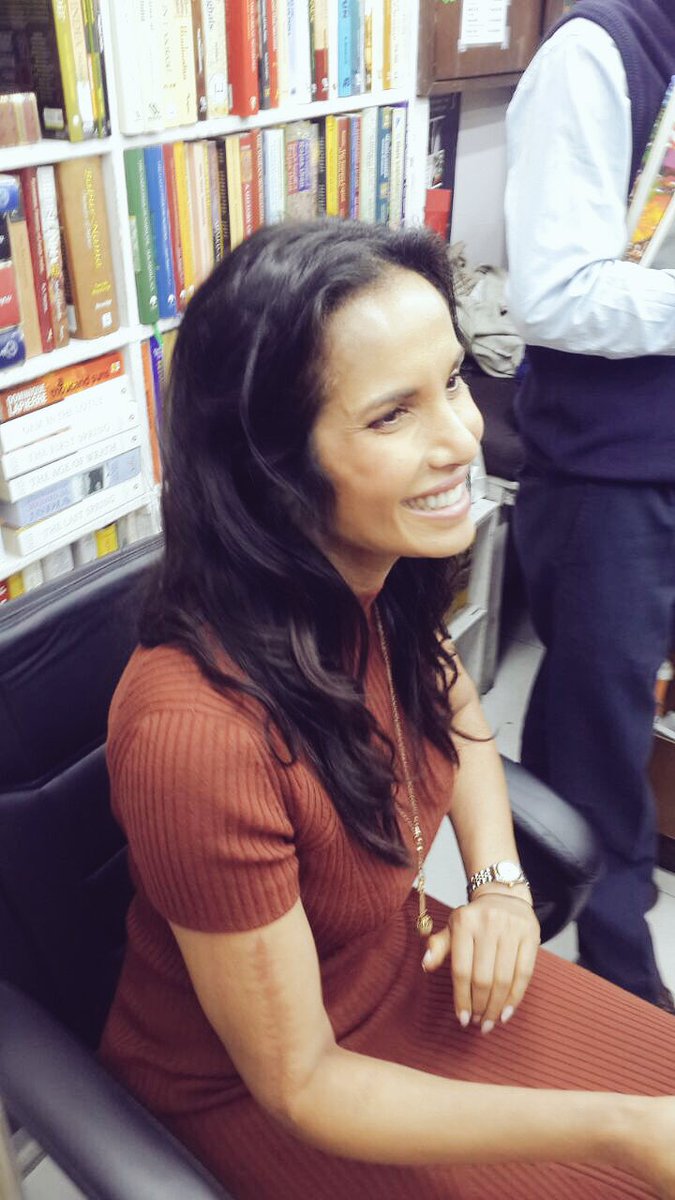 HarperCollinsIN's tweet photo. #BookSigning at Bahrisons Booksellers, Khan Market with @PadmaLakshmi. We hope all of you #Delhi folks got your copy signed! #PadmaInIndia https://t.co/fVaW4SWs72