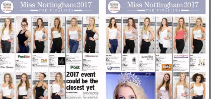 missenglandnews's tweet photo. #getyourcopy @Nottingham_Post 2Day g8finalists & sponsors #missnottingham #final held THIS SUNDAY 12th Feb https://t.co/vzaU11Xl2Z https://t.co/7odD1MF4hR